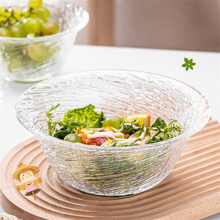 Glass salad bowl from MMCIS China